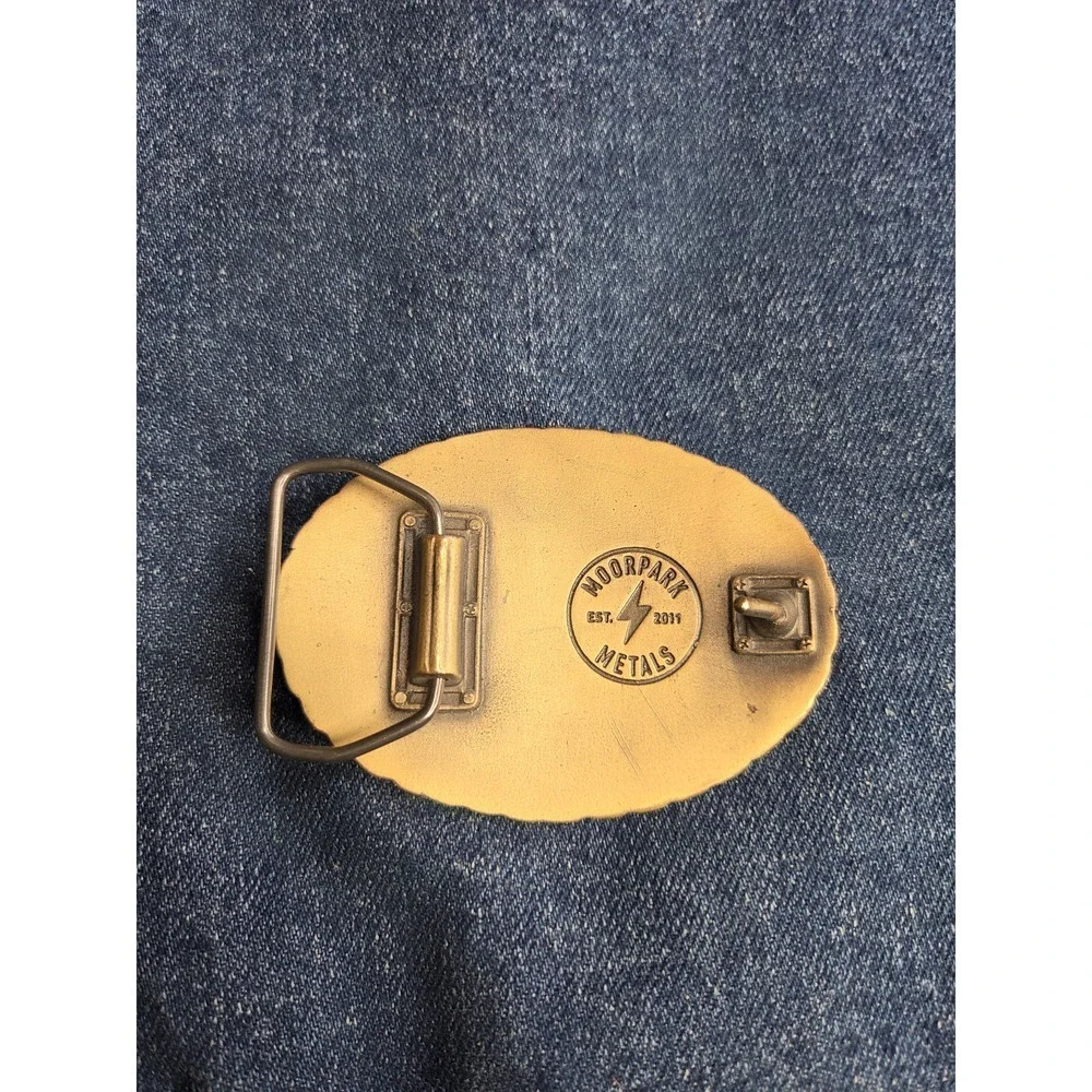 Vintage Borderline Strong Moorpark Metals First Responder Belt Buckle